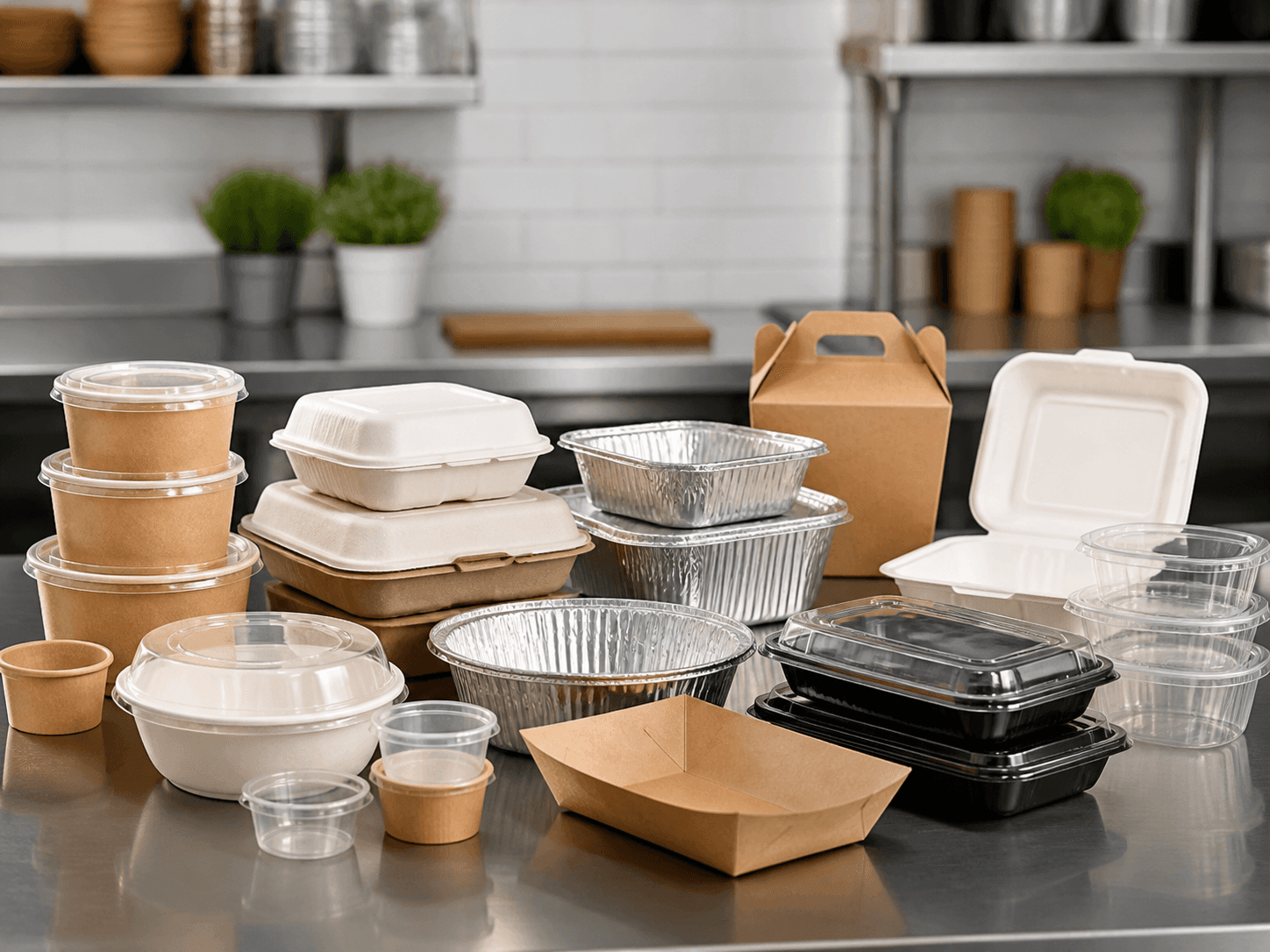Vaschette, contenitori e take-away