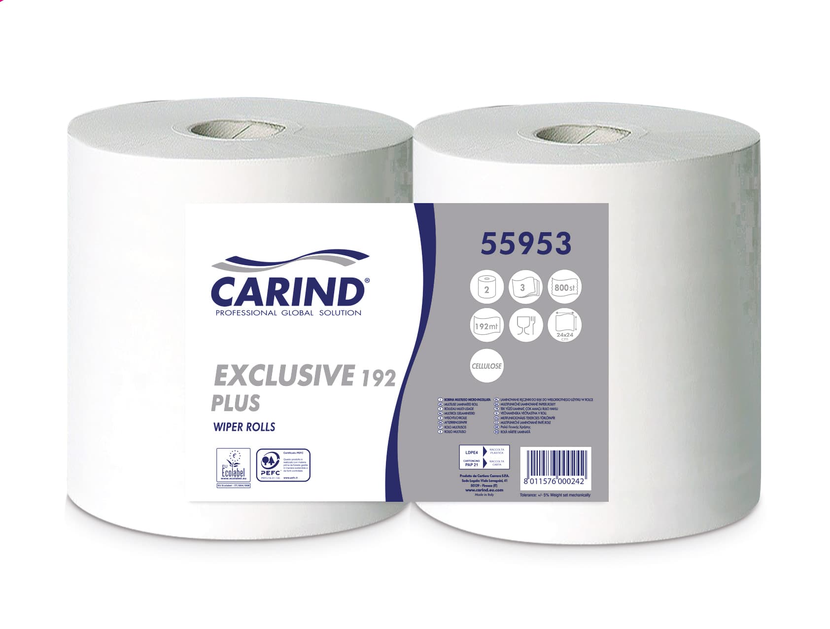 Bobine in carta 3 veli 800 strappi