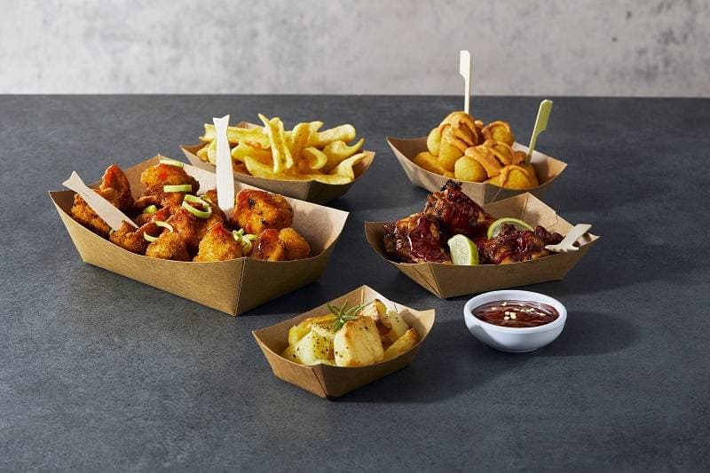 Vaschette kraft per fritture varie